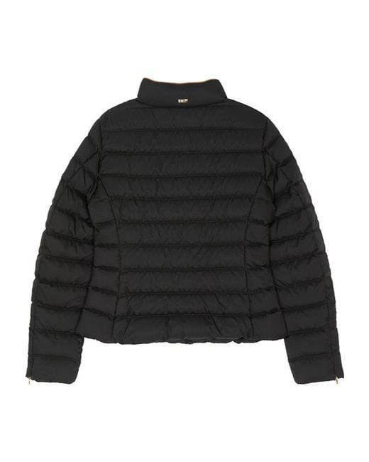 Herno Black Long-Sleeved Down Jacket
