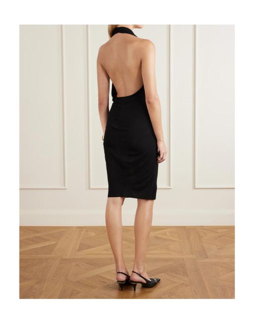 Gucci Black Halter-Neck Dress