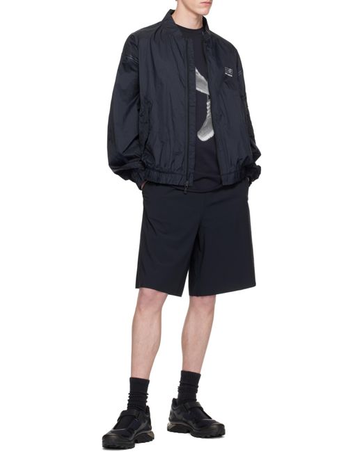 MM6 MAISON MARGIELA X SALOMON Black Waterproof Jacket for men