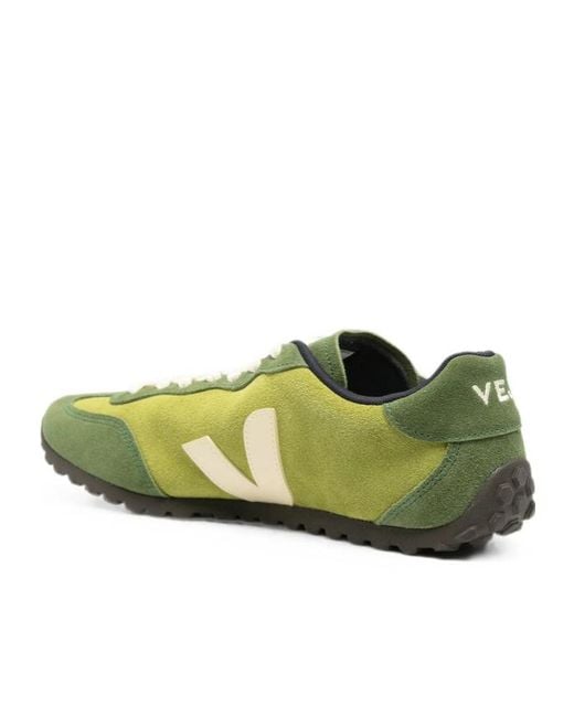 Veja Green Gt Suede V-Logo Sneakers for men