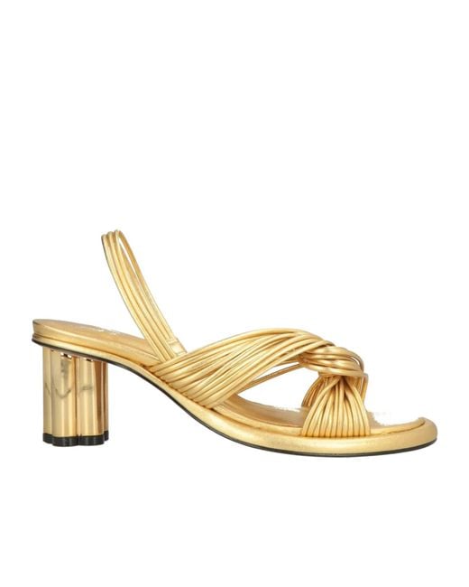 Farm Rio Metallic Backless Sandals