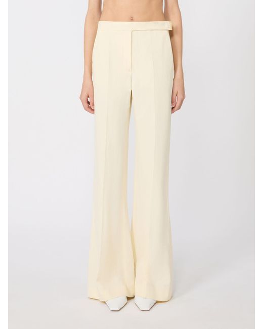 Sportmax White Belt Trousers
