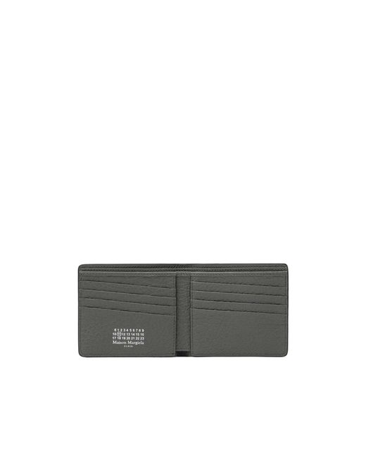 Maison Margiela Black Four Stitches Card Holder for men