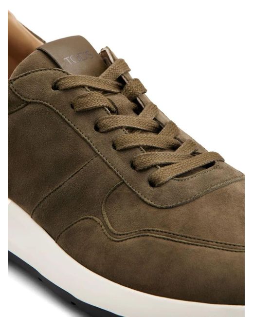 Tod's Brown Suede Sneakers for men