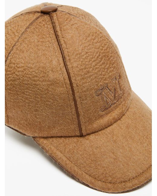 Max Mara White Embroidered-Logo Baseball Cap