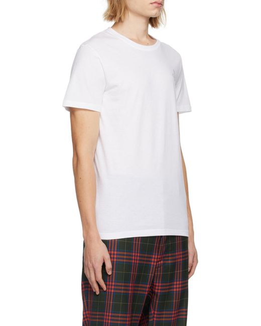 Vivienne Westwood White Three-Pack Crewneck T-Shirts for men