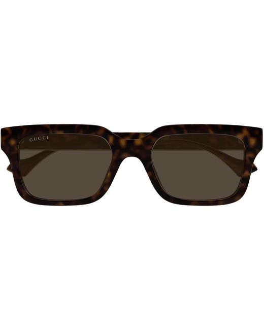 Gucci White Square Sunglasses for men