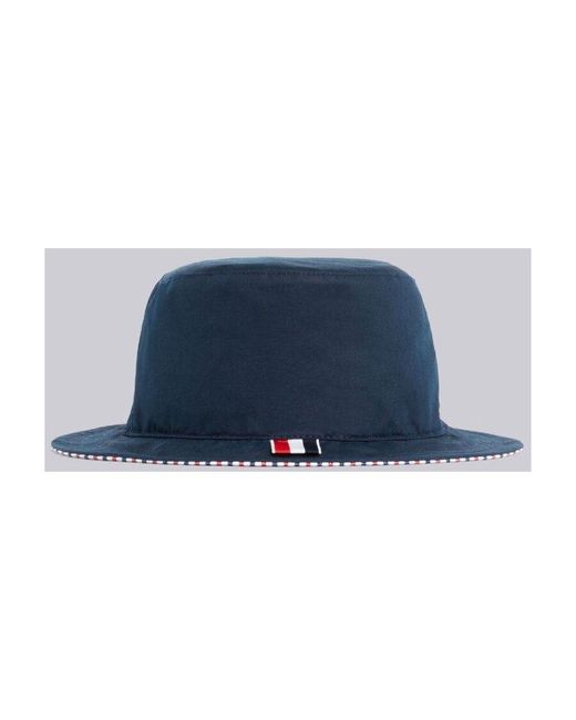Thom Browne Blue Hat for men