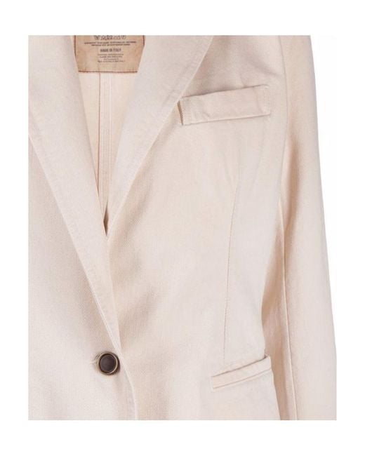 Uma Wang Natural Bag Suit Jacket