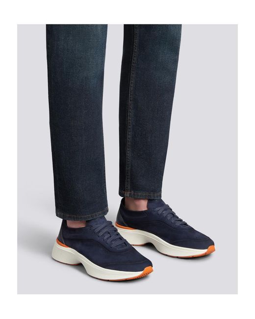 Santoni Blue Bounce Sneakers for men