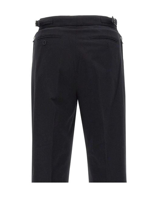 Casablanca Blue Zipper Pocket Slacks for men