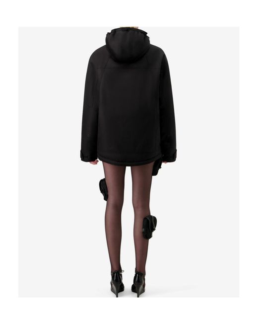 Coperni Black Asymmetric Parka