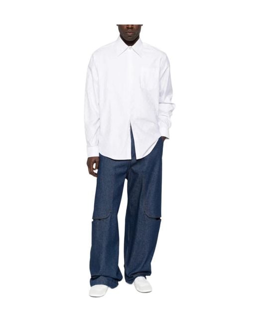 Casablanca White Monogram Shirt for men