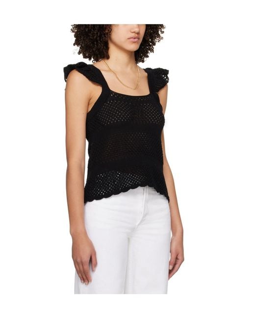 A.P.C. Black Needle Knitted Vest