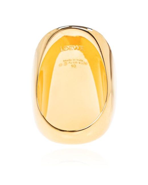 Loewe Metallic Logo Ring