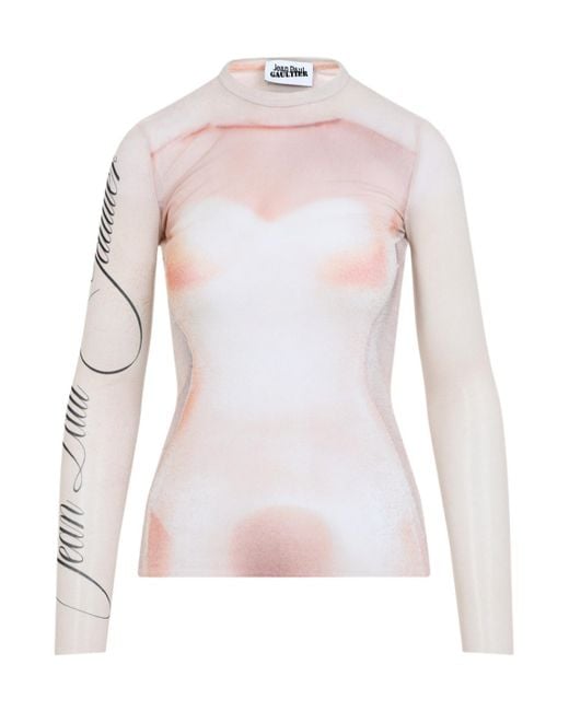Jean Paul Gaultier Pink Mesh Coat