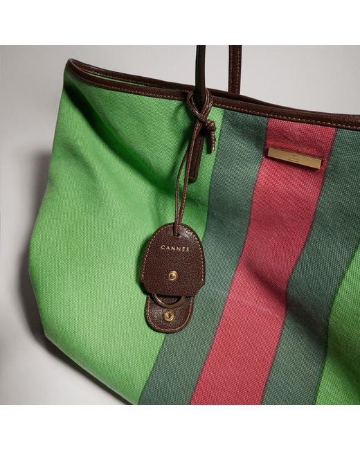 Gucci Green Tribeca 'Cannes' Large Tote