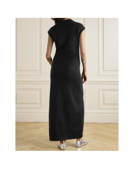 Jil Sander Black Split Detail Dress