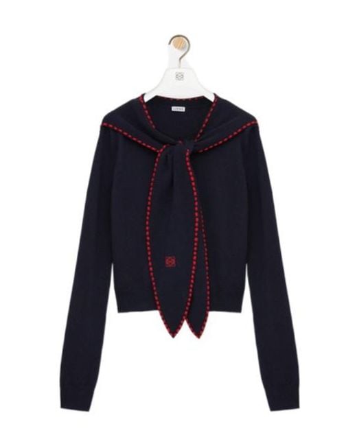 Loewe Blue Long-Sleeved Sweater