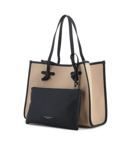 Gianni Chiarini Natural Logo Shoulder Bag