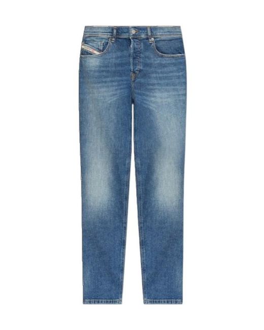 DIESEL Blue D-Finitive Straight Leg Jeans for men
