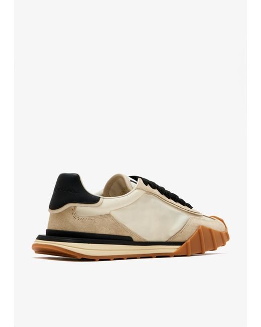Dolce & Gabbana Natural Dg Logo Patch Sneakers for men