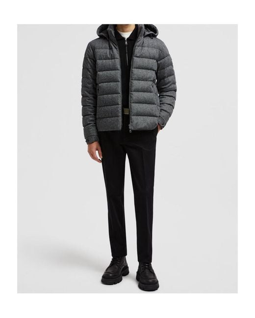 Moncler Black Arneb Zip-Up Short Padded Jacket for men
