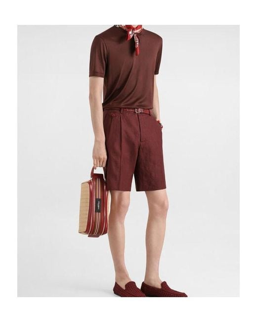 Dolce & Gabbana Pleated Tailored Shorts for men