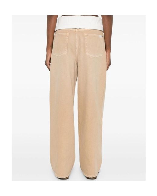 7 For All Mankind Natural Belt Loop Jeans