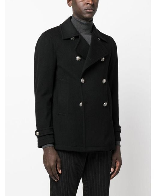 Tagliatore Monaco Double-Breasted Jacket in Black for Men | Lyst