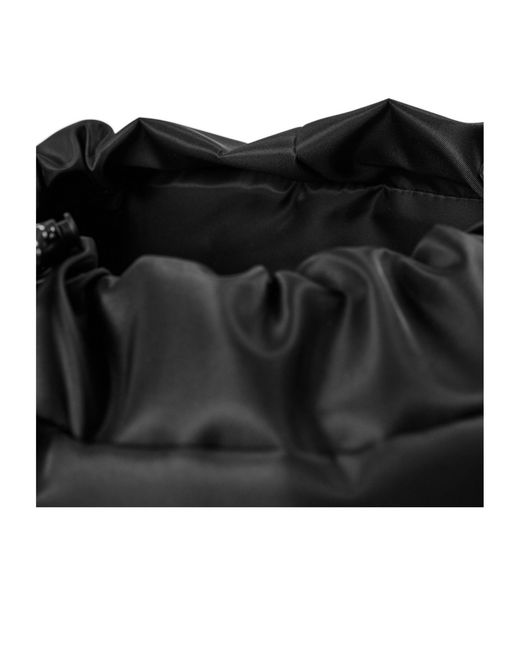 Moncler Black Drawstring Backpack for men