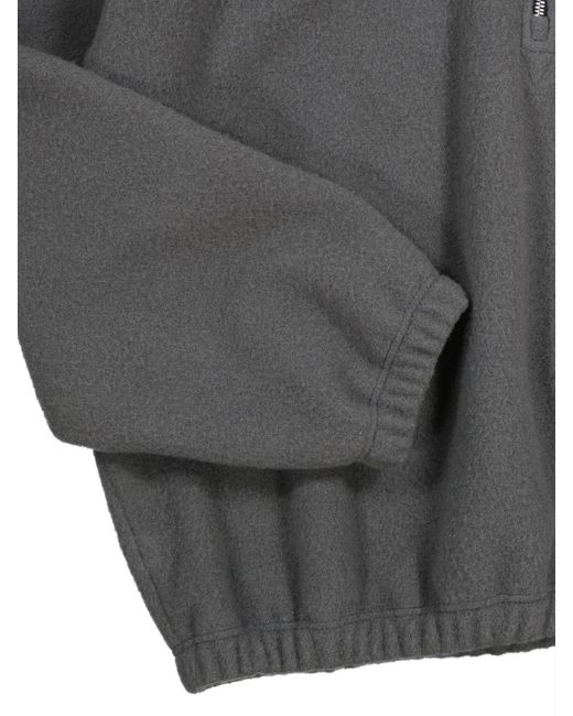 Rier Black Stand-Up Collar Sweatshirt for men