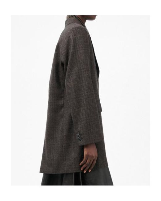 Our Legacy Black Queens Check-Pattern Blazer