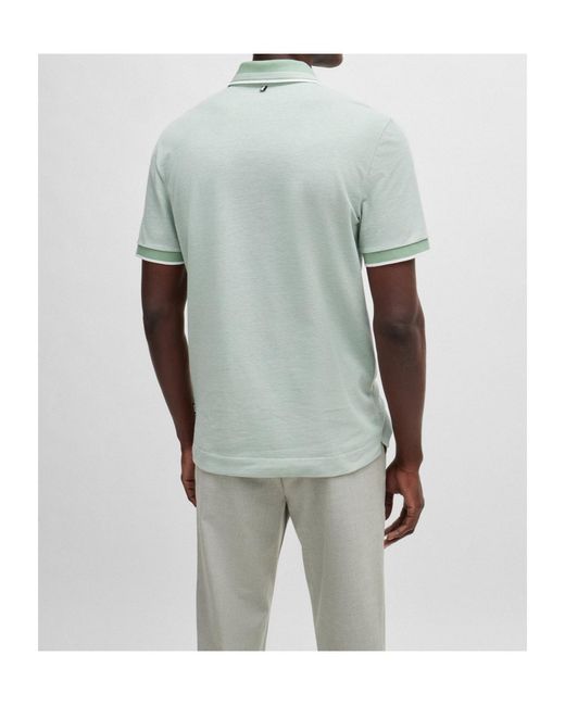 Boss Green Boss Logo Embroidered Short-Sleeved Polo Shirt for men