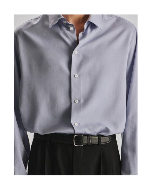 The Row Blue Paxon Shirt for men