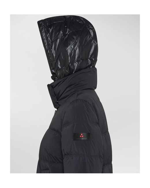 Peuterey Blue Unix Hooded Puffer Jacket