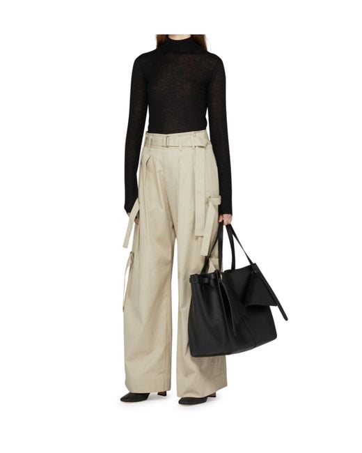 Coperni Black Double Handle Tote Bag