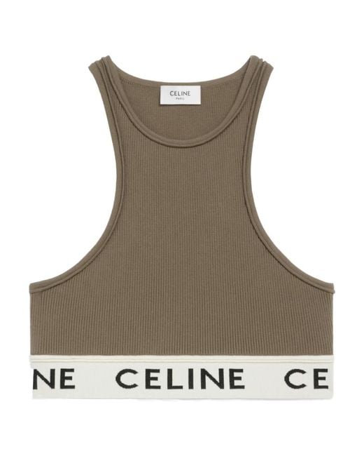 Céline Brown Sports Bra