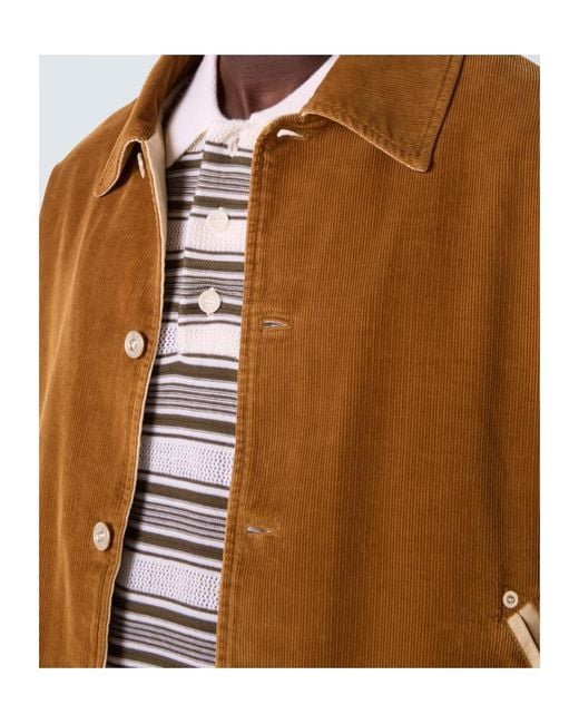 Wales Bonner Brown Homecoming Cotton Corduroy Varsity Jacket for men