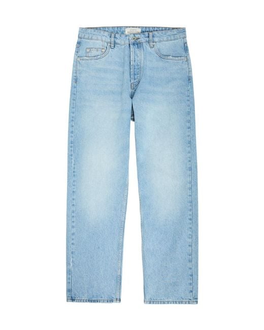 Studio Nicholson Blue Mid-Rise Straight-Leg Jeans for men