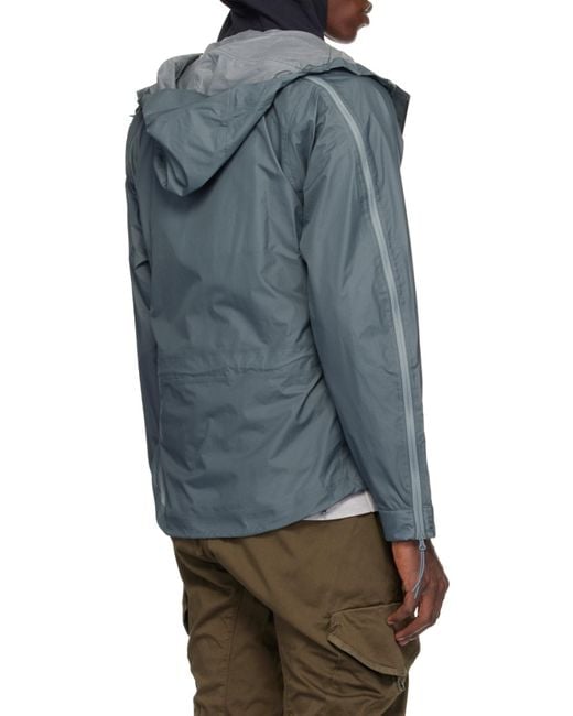 C P Company Blue 'pertex' Nylon Jacket for men