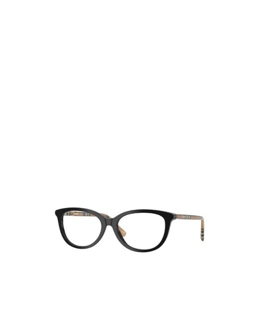 Burberry White Eyewear Cat-Eye Glasses