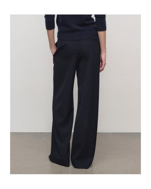 The Row Blue Dender Wool Trousers