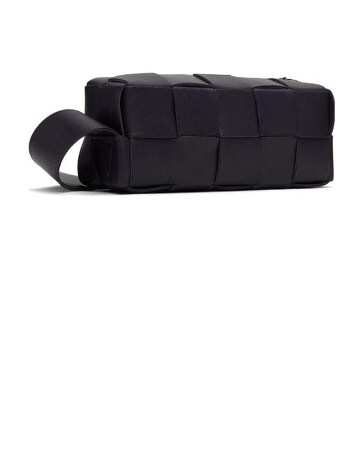 Bottega Veneta Black Small Cassette Shoulder Bag for men