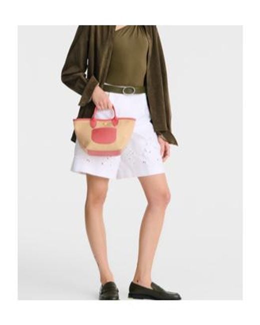 Longchamp Pink Le Pliage Collection Xs Basket Bag