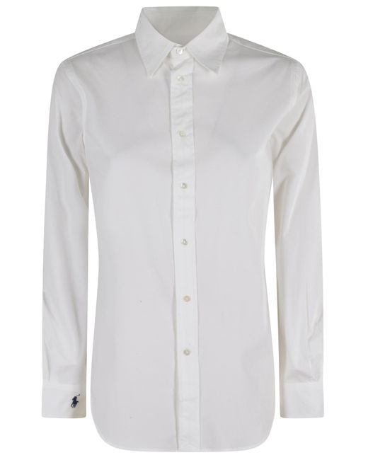Polo Ralph Lauren Purple Stretch Slim Fit Shirt