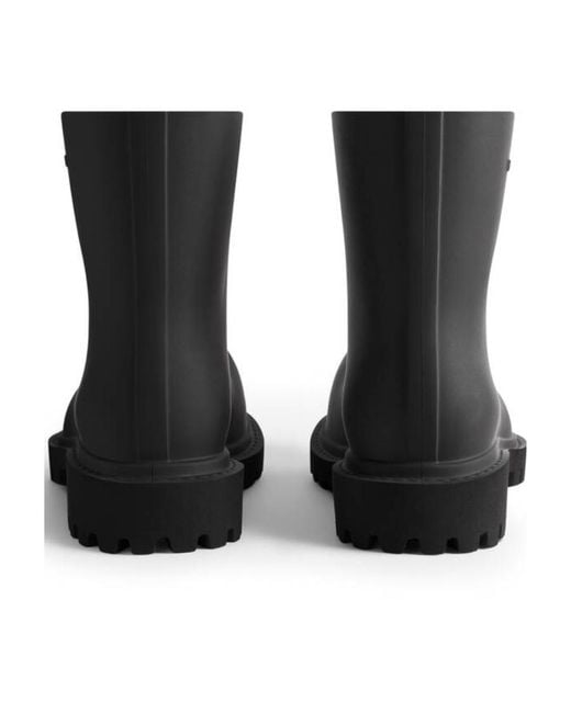 Balenciaga Black Steroid Ankle Boots
