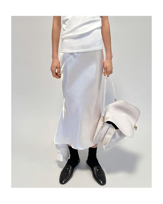 Céline White Skirt