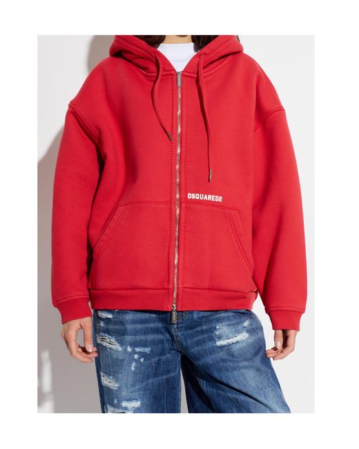 DSquared² Red Zip-Throughs