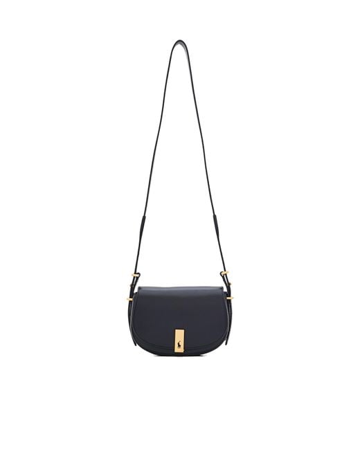 Polo Ralph Lauren White Mini Polo Id Foldover Top Crossbody Bag